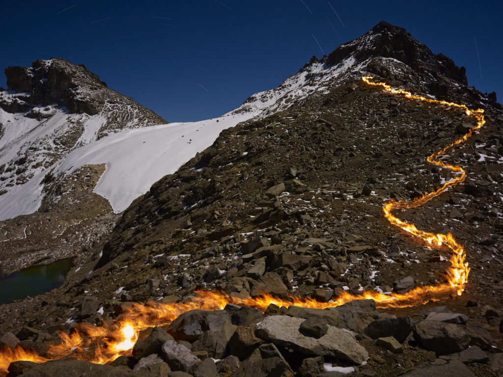 Lewis Glacier, Mount Kenya (2015) by Simon Norfolk